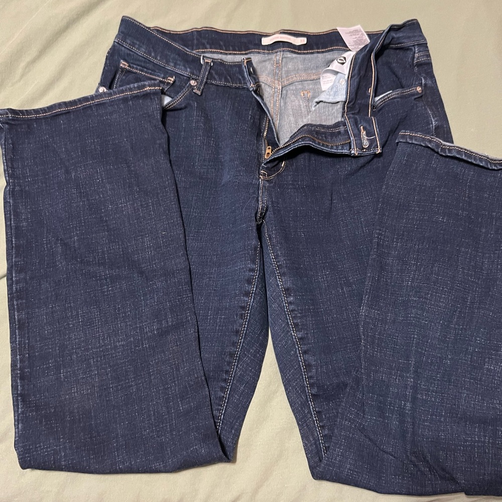 Women's Levi Bootcut Blue Jeans
